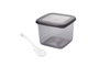 Hermia Set de 12 Cajas de Almacenaje Antracita 550 ml